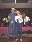 Ranchers Tawny Roberts and son Justin won the Daniel Social dance contest!